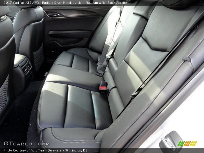 Radiant Silver Metallic / Light Platinum w/Jet Black Accents 2017 Cadillac ATS AWD