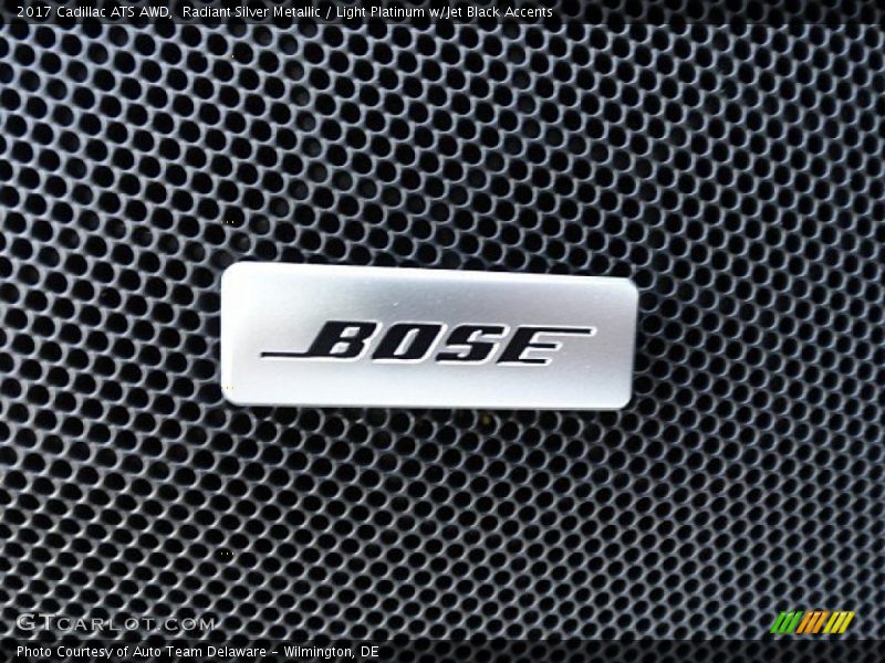 Radiant Silver Metallic / Light Platinum w/Jet Black Accents 2017 Cadillac ATS AWD