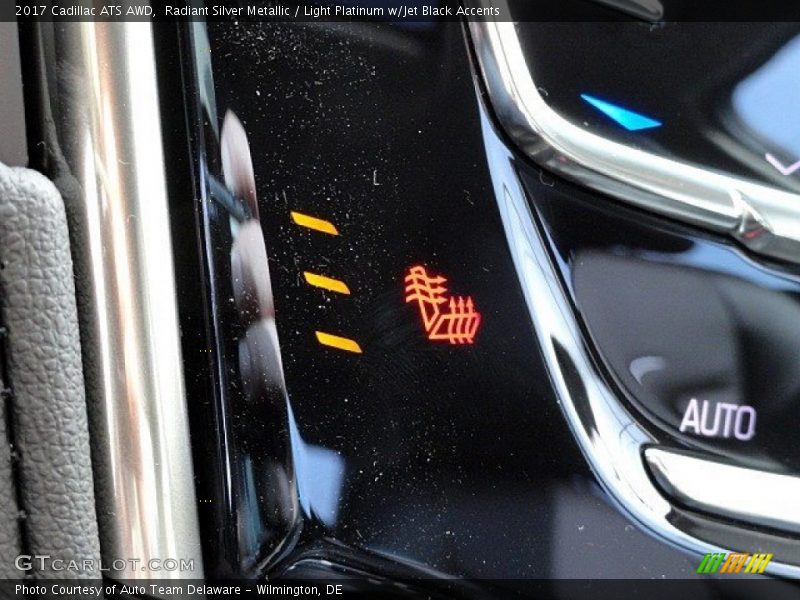 Radiant Silver Metallic / Light Platinum w/Jet Black Accents 2017 Cadillac ATS AWD
