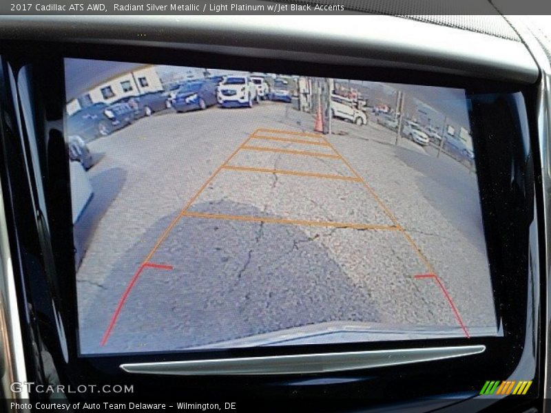 Radiant Silver Metallic / Light Platinum w/Jet Black Accents 2017 Cadillac ATS AWD