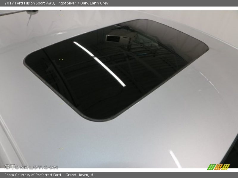 Ingot Silver / Dark Earth Grey 2017 Ford Fusion Sport AWD