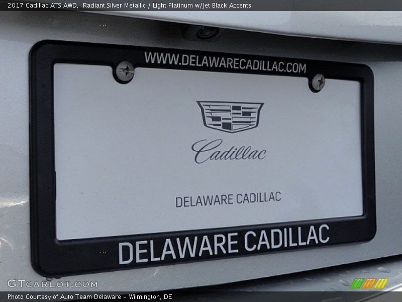 Radiant Silver Metallic / Light Platinum w/Jet Black Accents 2017 Cadillac ATS AWD