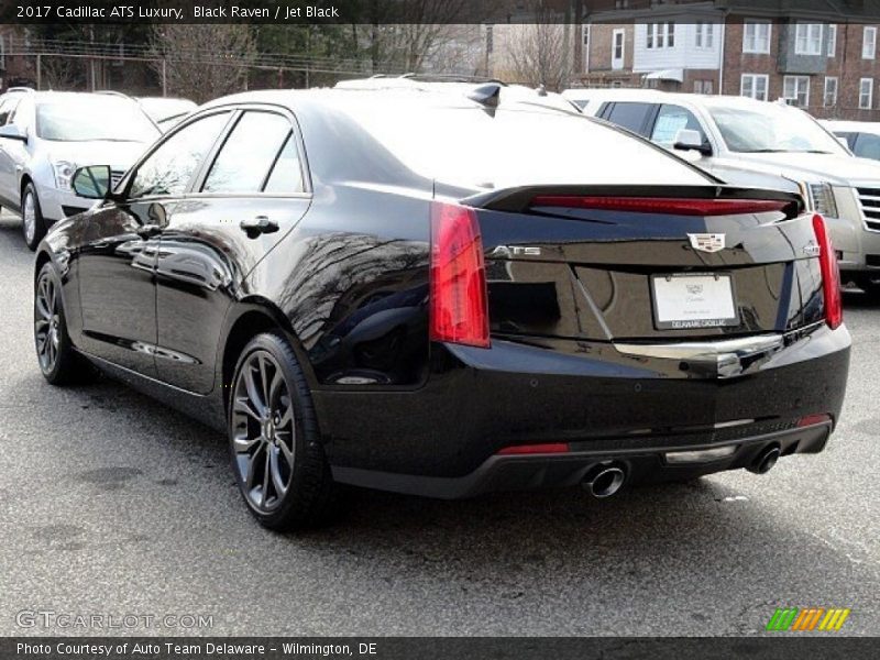 Black Raven / Jet Black 2017 Cadillac ATS Luxury