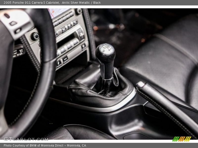 Arctic Silver Metallic / Black 2005 Porsche 911 Carrera S Cabriolet