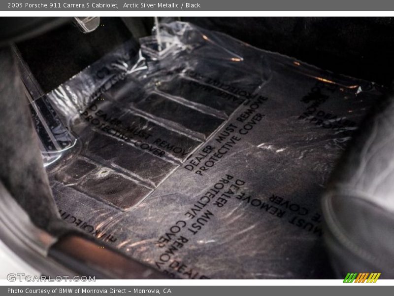 Arctic Silver Metallic / Black 2005 Porsche 911 Carrera S Cabriolet