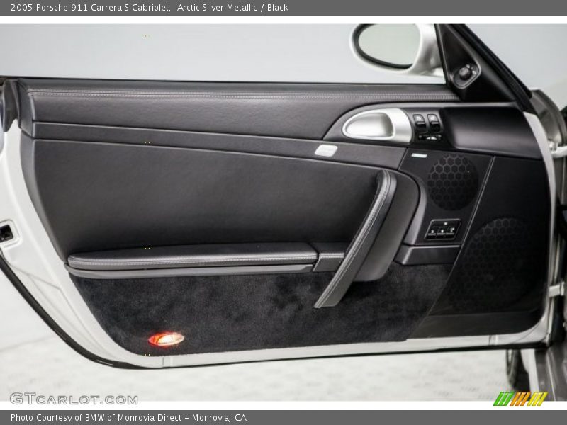 Arctic Silver Metallic / Black 2005 Porsche 911 Carrera S Cabriolet