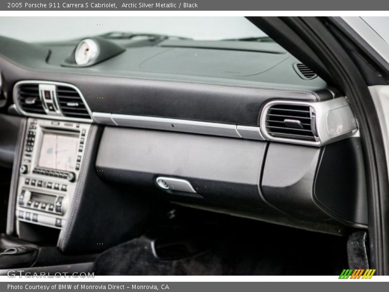 Arctic Silver Metallic / Black 2005 Porsche 911 Carrera S Cabriolet