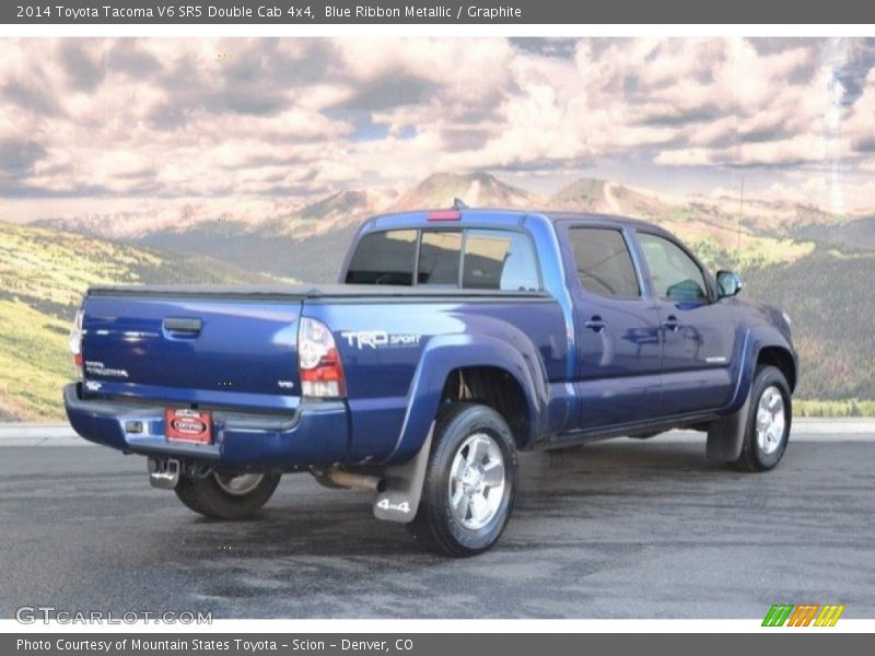 Blue Ribbon Metallic / Graphite 2014 Toyota Tacoma V6 SR5 Double Cab 4x4