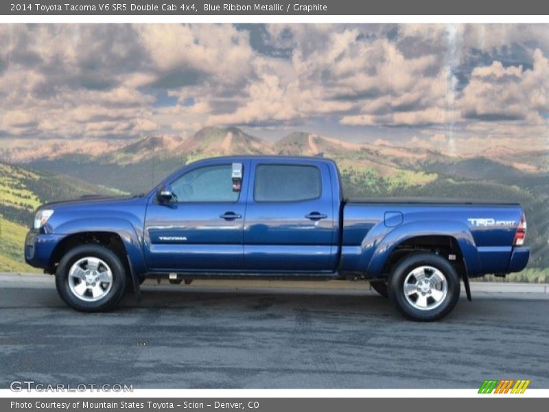 Blue Ribbon Metallic / Graphite 2014 Toyota Tacoma V6 SR5 Double Cab 4x4