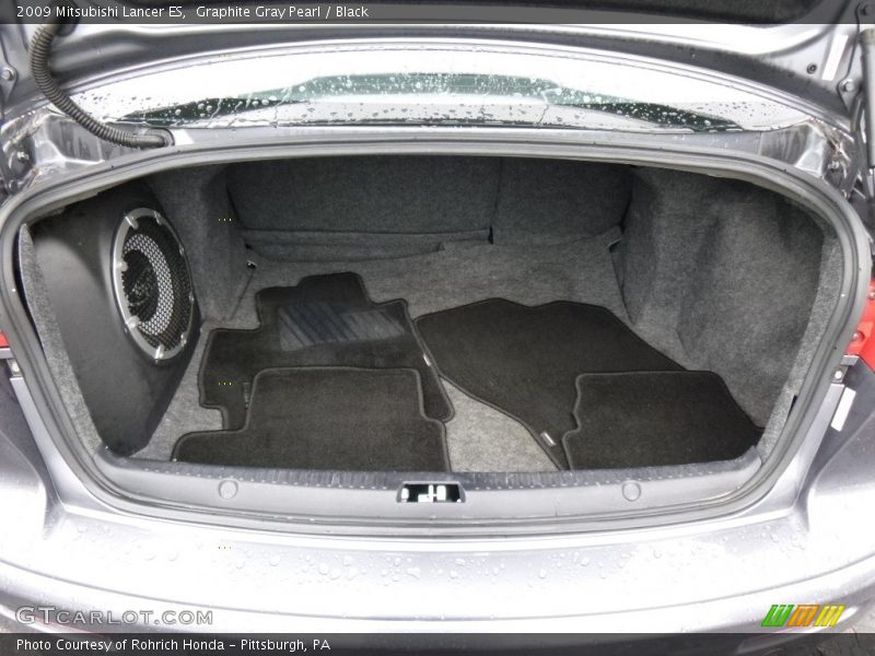 Graphite Gray Pearl / Black 2009 Mitsubishi Lancer ES