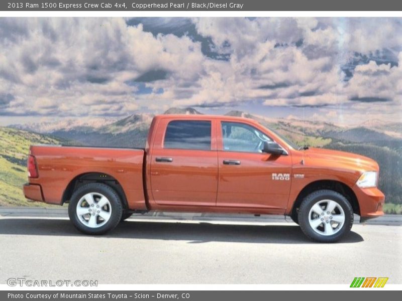 Copperhead Pearl / Black/Diesel Gray 2013 Ram 1500 Express Crew Cab 4x4