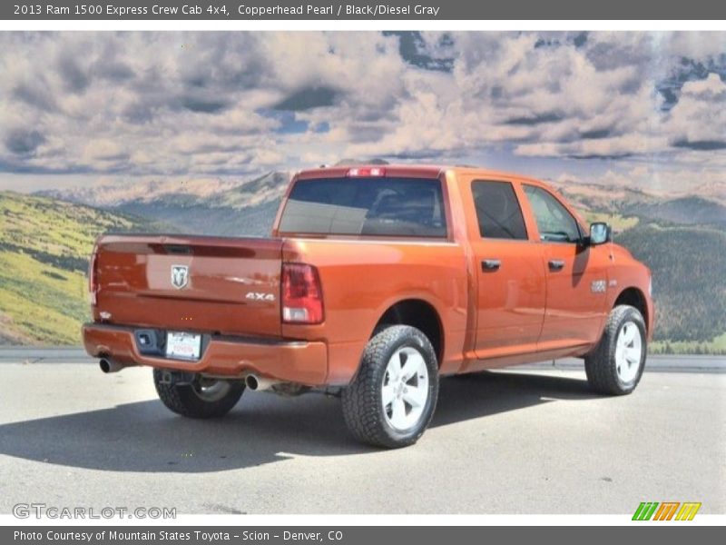 Copperhead Pearl / Black/Diesel Gray 2013 Ram 1500 Express Crew Cab 4x4