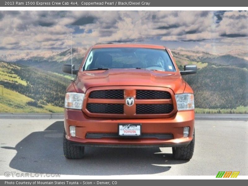 Copperhead Pearl / Black/Diesel Gray 2013 Ram 1500 Express Crew Cab 4x4