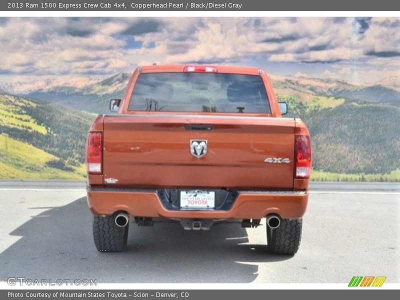 Copperhead Pearl / Black/Diesel Gray 2013 Ram 1500 Express Crew Cab 4x4