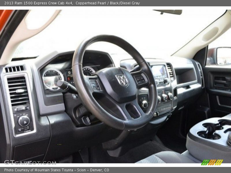 Copperhead Pearl / Black/Diesel Gray 2013 Ram 1500 Express Crew Cab 4x4