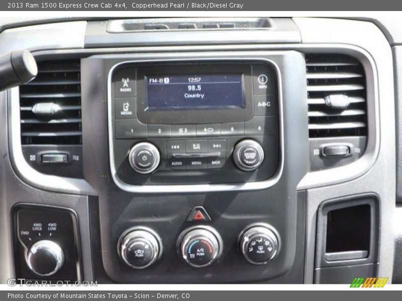 Copperhead Pearl / Black/Diesel Gray 2013 Ram 1500 Express Crew Cab 4x4