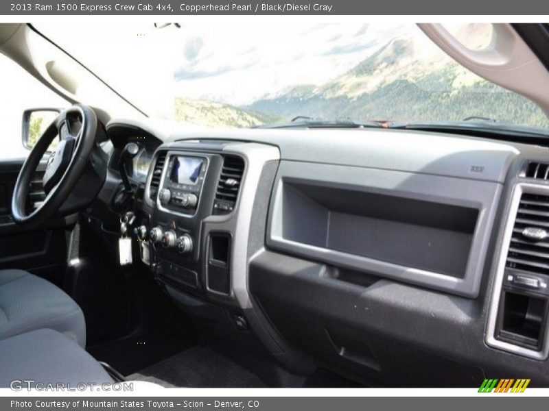 Copperhead Pearl / Black/Diesel Gray 2013 Ram 1500 Express Crew Cab 4x4
