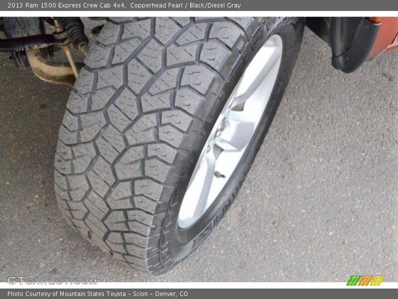 Copperhead Pearl / Black/Diesel Gray 2013 Ram 1500 Express Crew Cab 4x4