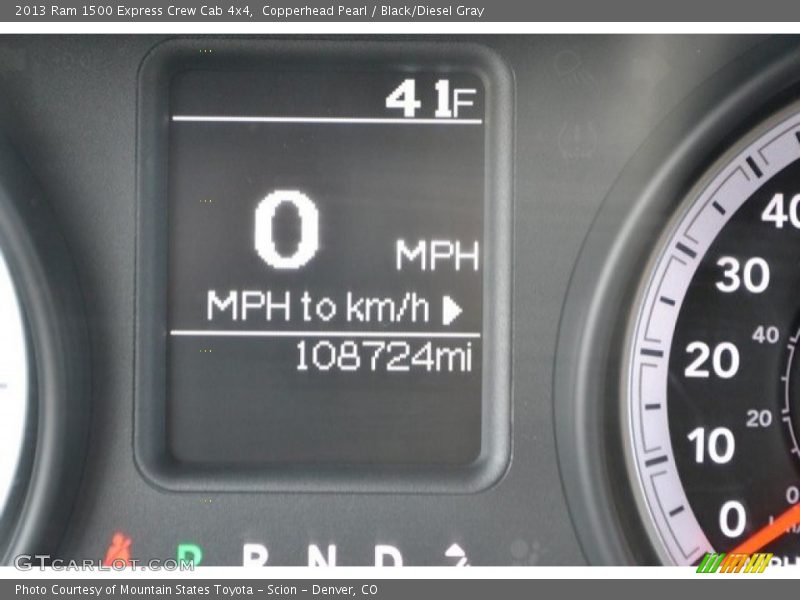 Copperhead Pearl / Black/Diesel Gray 2013 Ram 1500 Express Crew Cab 4x4