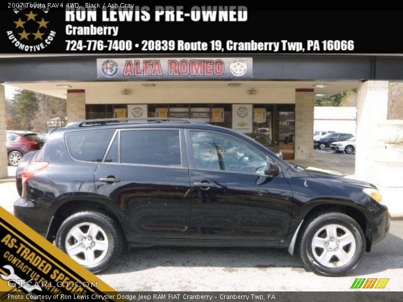 Black / Ash Gray 2007 Toyota RAV4 4WD