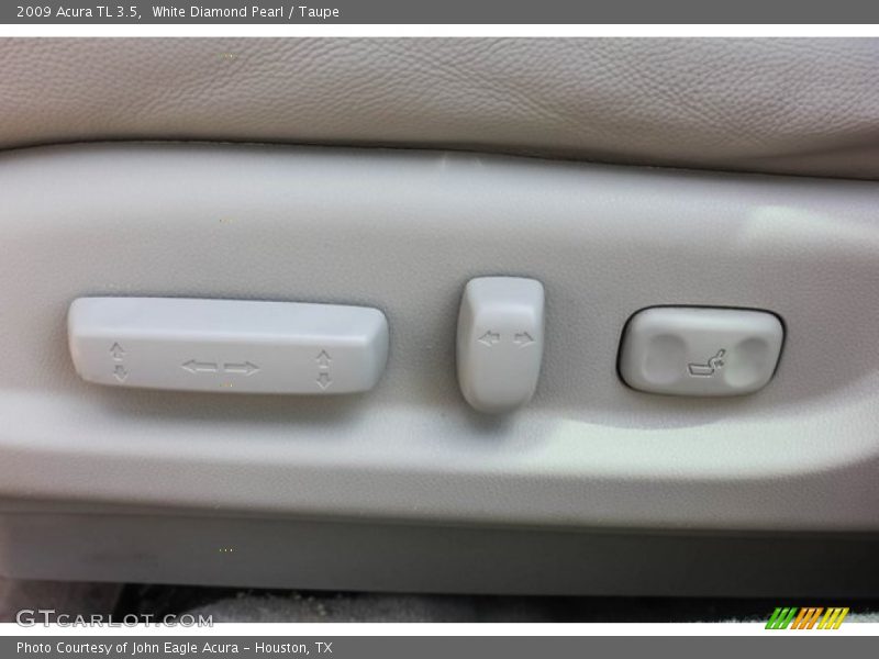 White Diamond Pearl / Taupe 2009 Acura TL 3.5