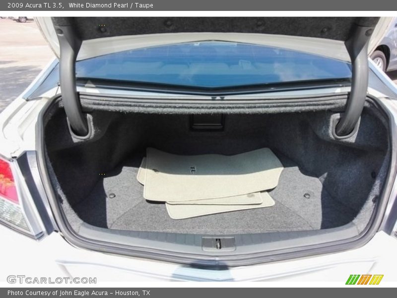 White Diamond Pearl / Taupe 2009 Acura TL 3.5