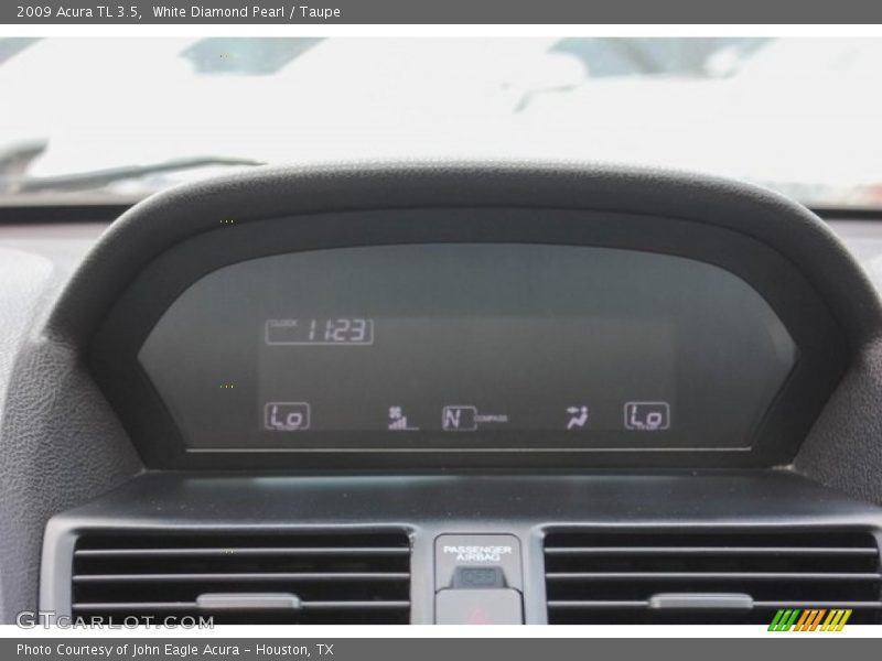 White Diamond Pearl / Taupe 2009 Acura TL 3.5