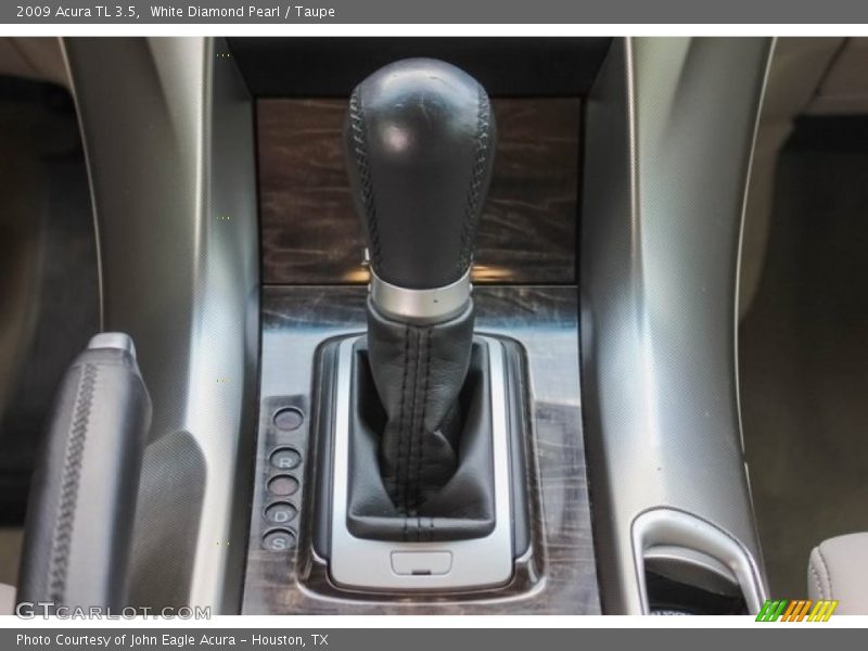 White Diamond Pearl / Taupe 2009 Acura TL 3.5