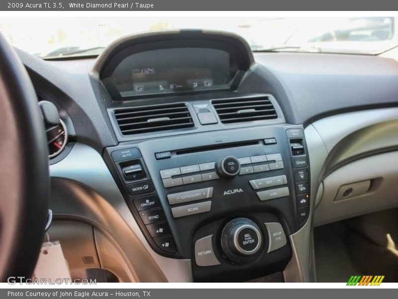 White Diamond Pearl / Taupe 2009 Acura TL 3.5