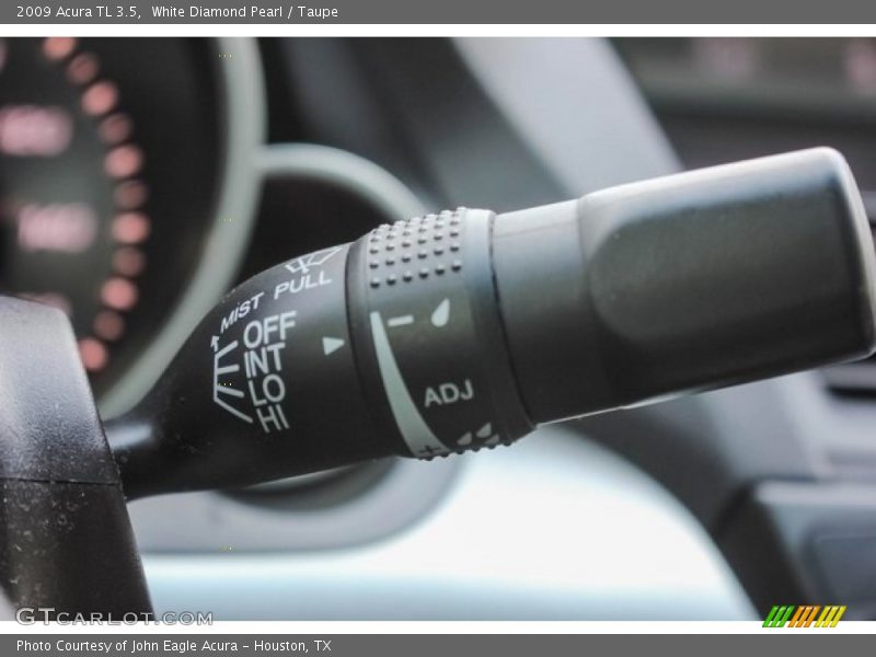 White Diamond Pearl / Taupe 2009 Acura TL 3.5