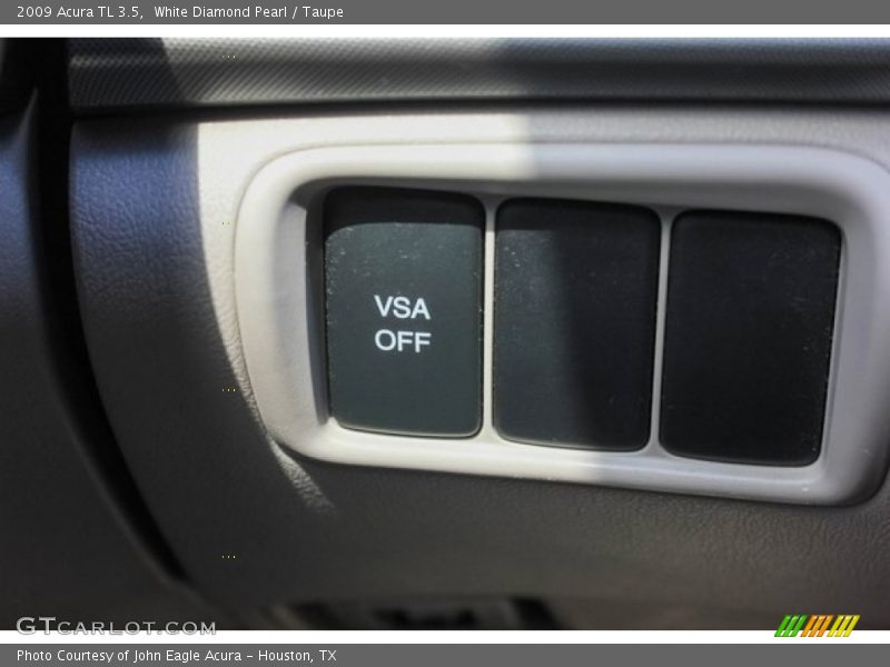 White Diamond Pearl / Taupe 2009 Acura TL 3.5
