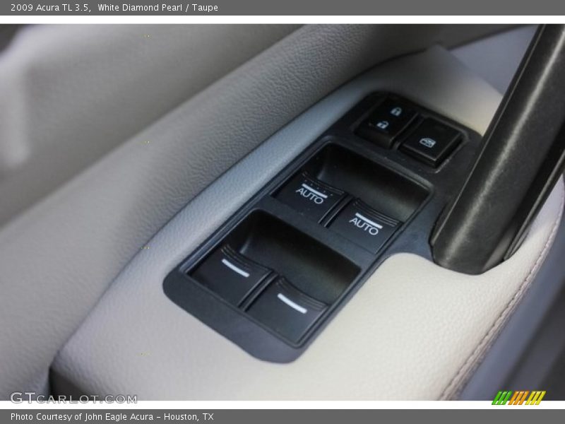 White Diamond Pearl / Taupe 2009 Acura TL 3.5