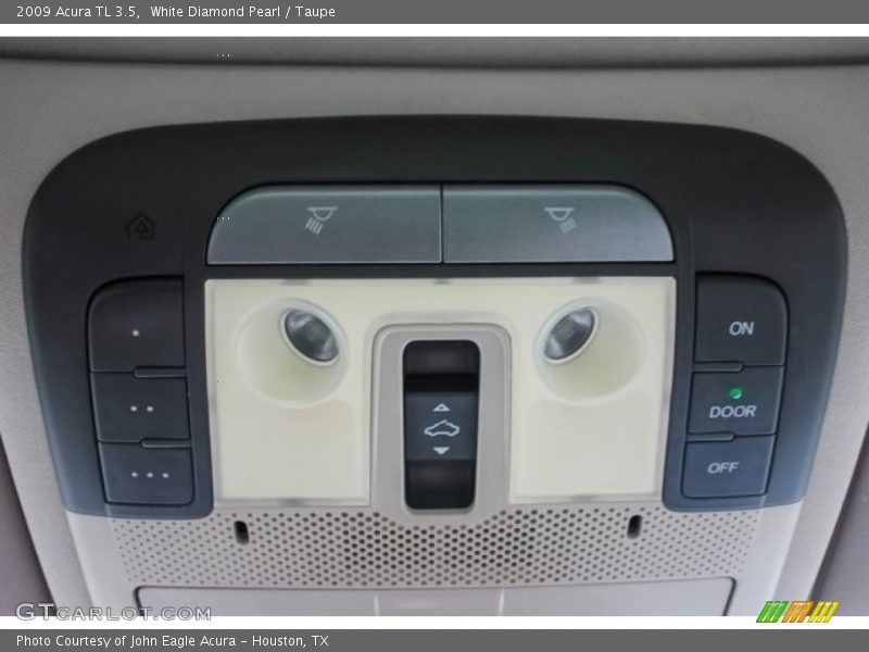 White Diamond Pearl / Taupe 2009 Acura TL 3.5