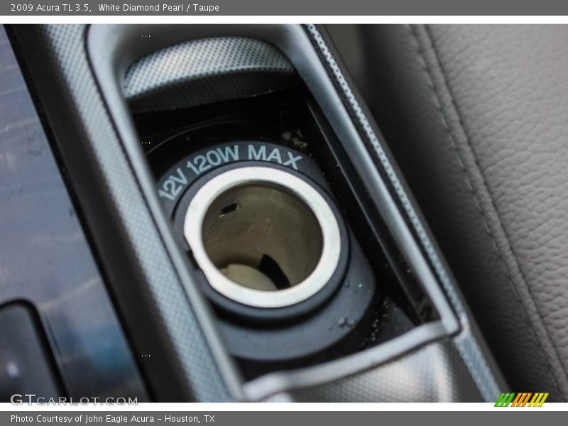White Diamond Pearl / Taupe 2009 Acura TL 3.5