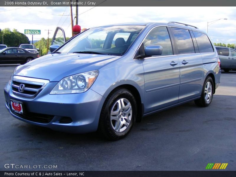Ocean Mist Metallic / Gray 2006 Honda Odyssey EX