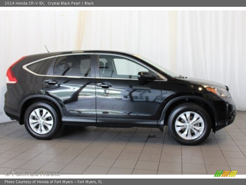 Crystal Black Pearl / Black 2014 Honda CR-V EX