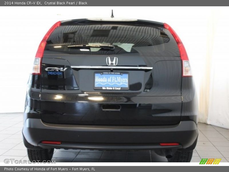 Crystal Black Pearl / Black 2014 Honda CR-V EX