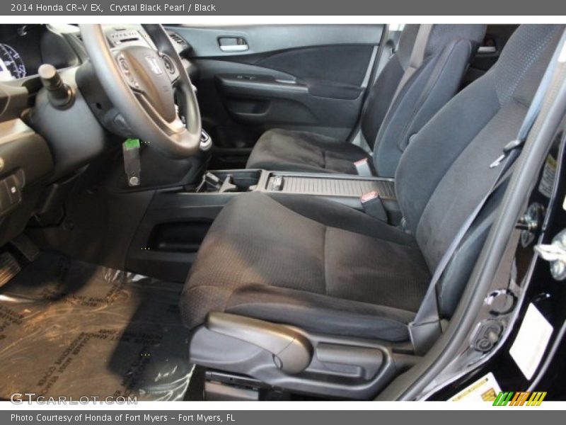 Crystal Black Pearl / Black 2014 Honda CR-V EX