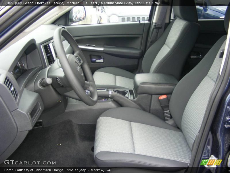 Modern Blue Pearl / Medium Slate Gray/Dark Slate Gray 2009 Jeep Grand Cherokee Laredo