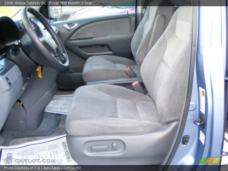 Ocean Mist Metallic / Gray 2006 Honda Odyssey EX