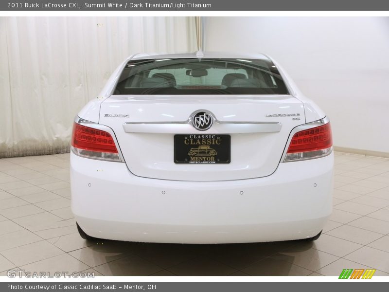 Summit White / Dark Titanium/Light Titanium 2011 Buick LaCrosse CXL