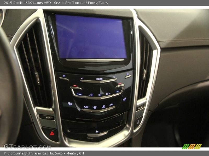 Crystal Red Tintcoat / Ebony/Ebony 2015 Cadillac SRX Luxury AWD
