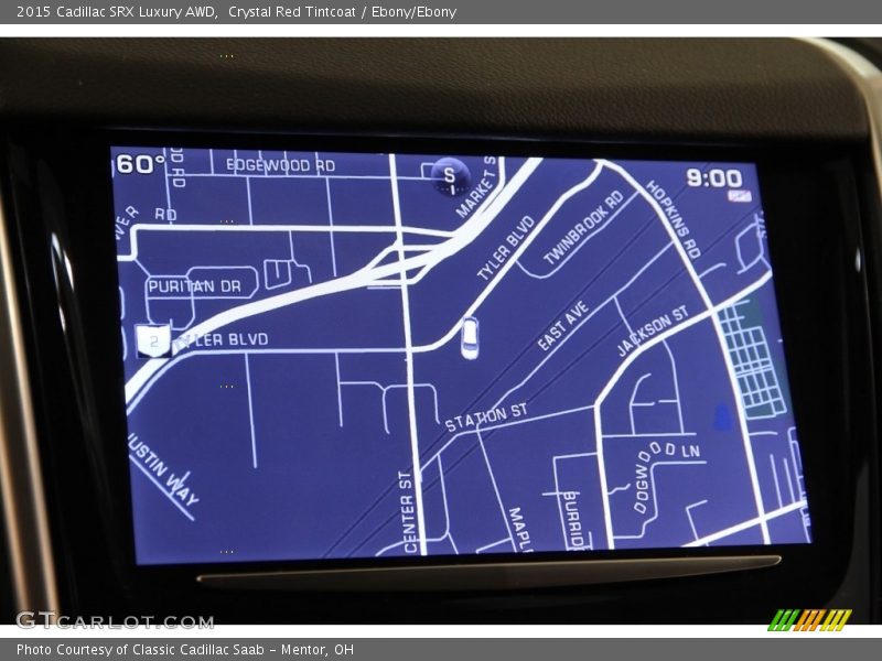 Crystal Red Tintcoat / Ebony/Ebony 2015 Cadillac SRX Luxury AWD