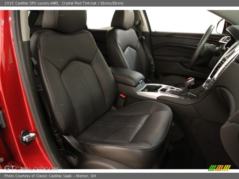 Crystal Red Tintcoat / Ebony/Ebony 2015 Cadillac SRX Luxury AWD
