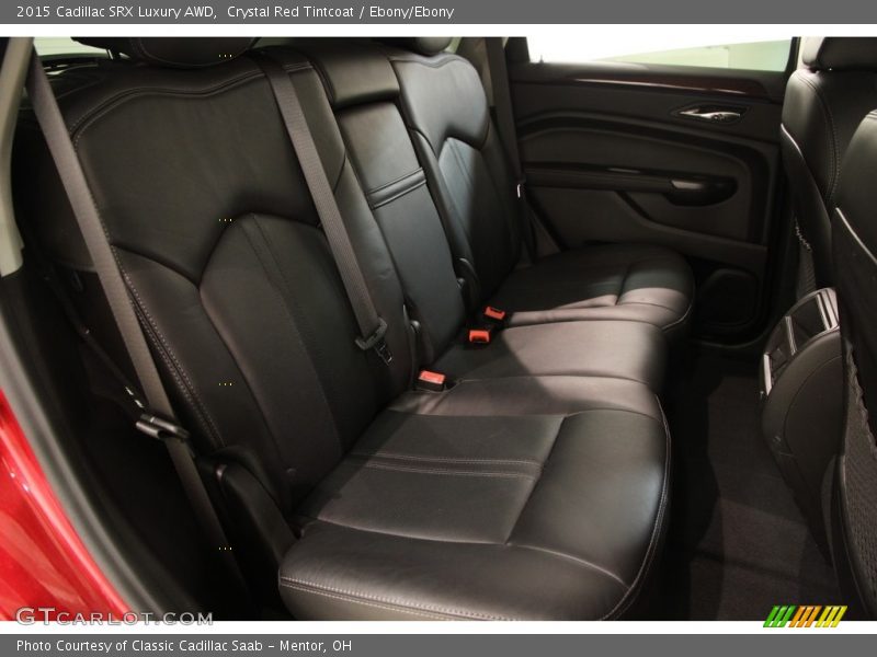 Crystal Red Tintcoat / Ebony/Ebony 2015 Cadillac SRX Luxury AWD