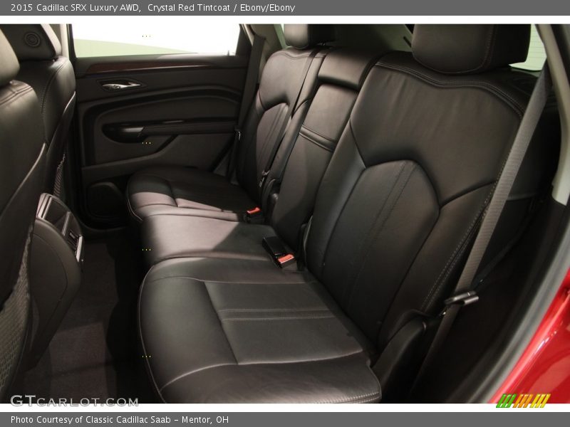 Crystal Red Tintcoat / Ebony/Ebony 2015 Cadillac SRX Luxury AWD