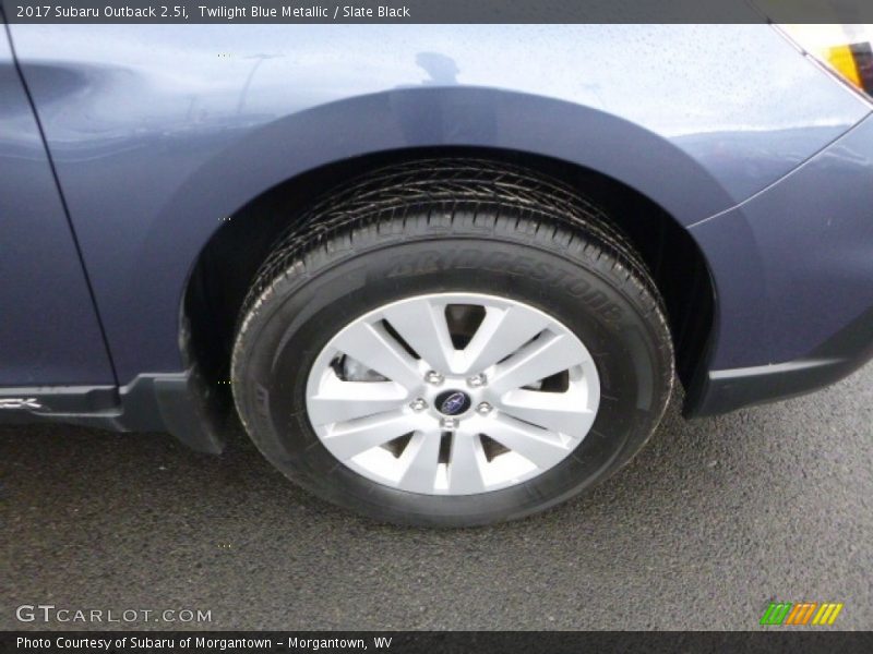 Twilight Blue Metallic / Slate Black 2017 Subaru Outback 2.5i