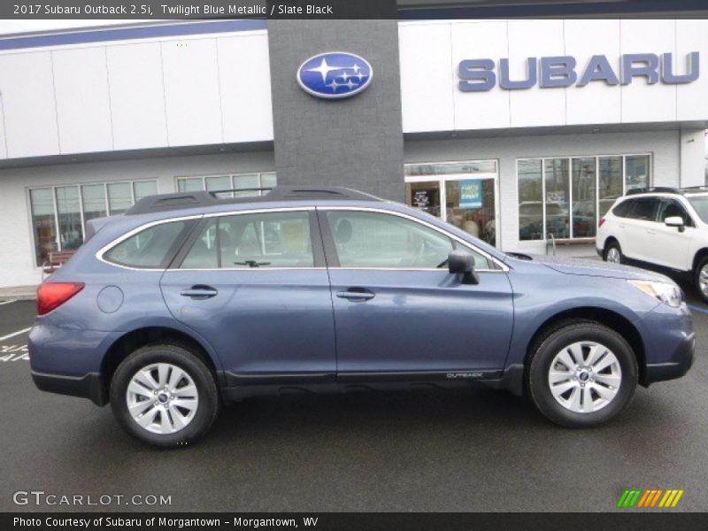 Twilight Blue Metallic / Slate Black 2017 Subaru Outback 2.5i