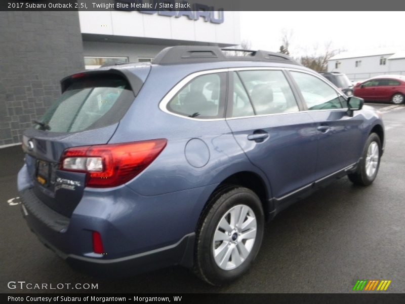 Twilight Blue Metallic / Slate Black 2017 Subaru Outback 2.5i