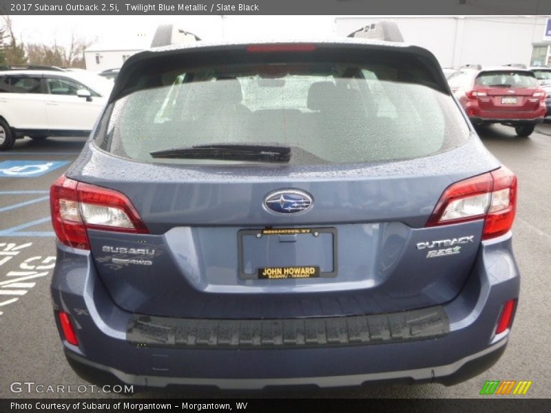 Twilight Blue Metallic / Slate Black 2017 Subaru Outback 2.5i